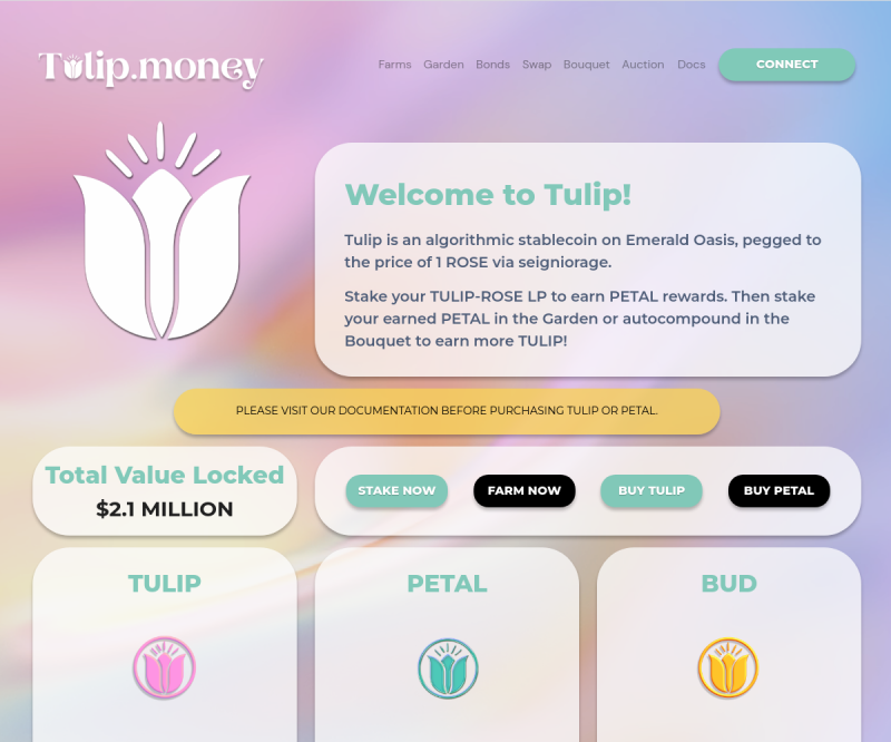 Tulipswap: Qué es y como comprar en esta DEX